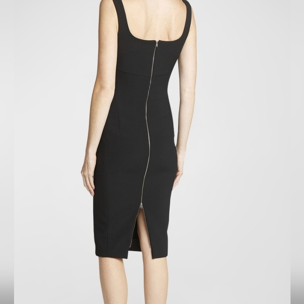 Express Bodycon Elegant Black Sleeveless Dress - Picture 2 of 5